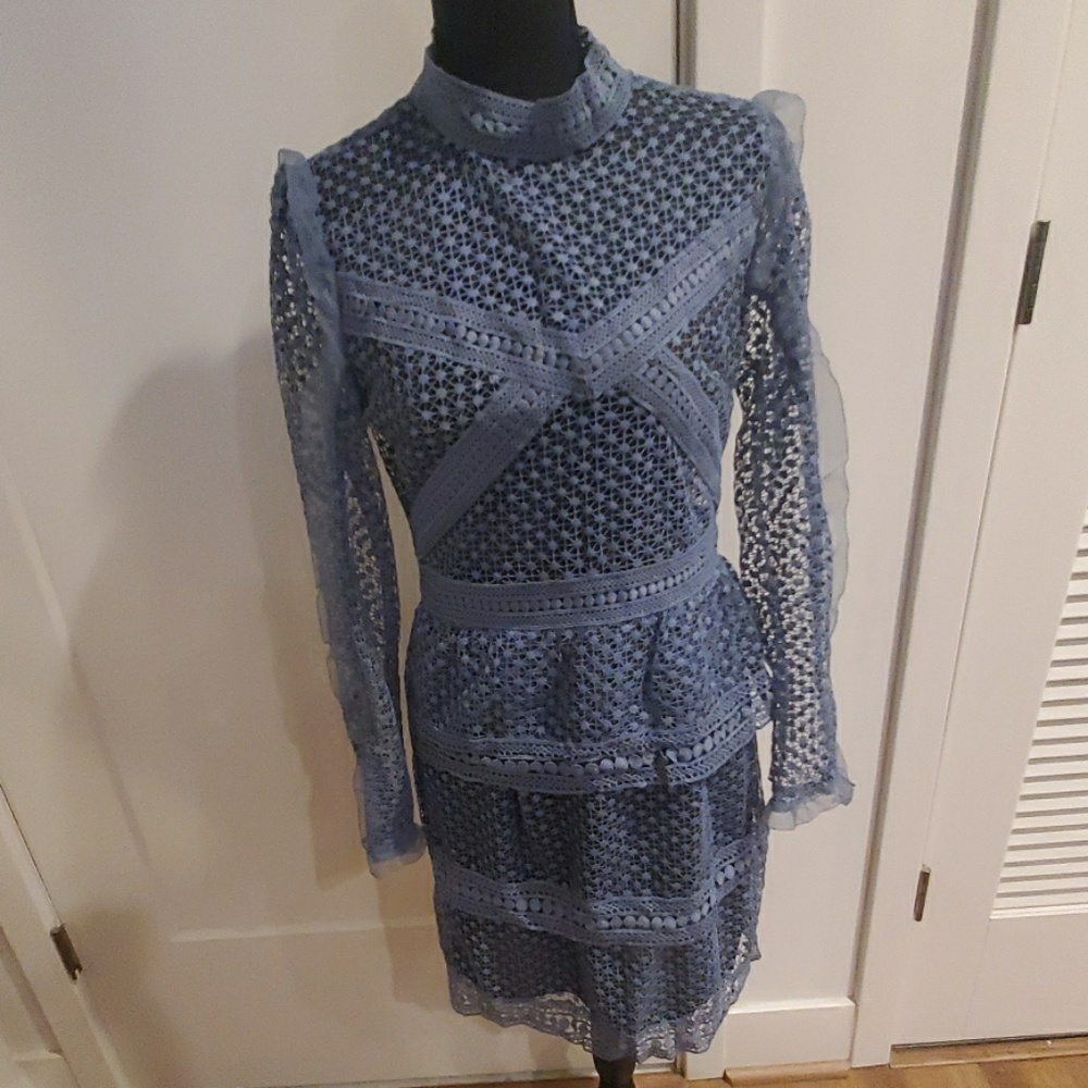 Beautiful Blue Frilly Dress